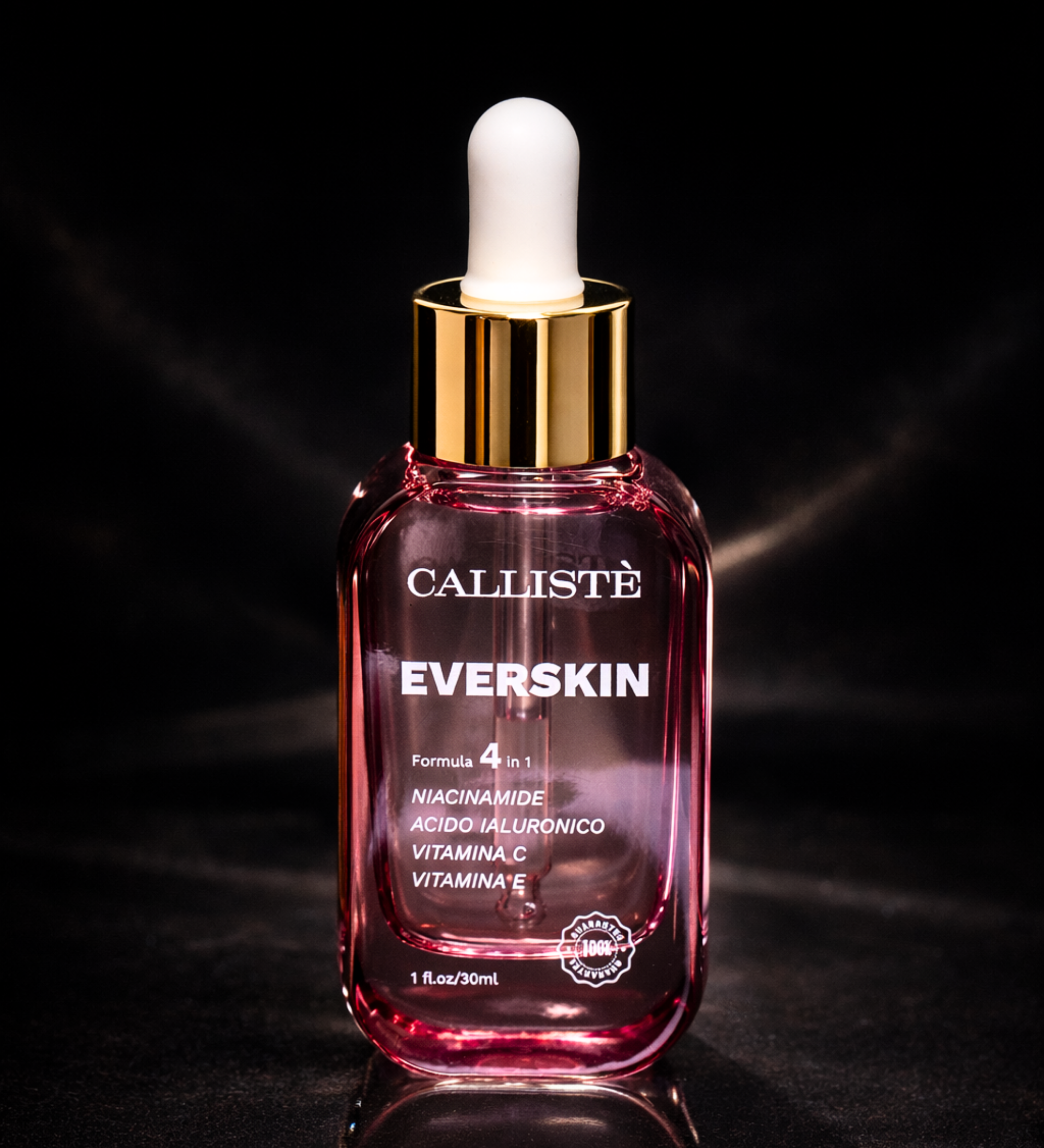 Callisté Siero Everskin Formula 4-in-1 con Acido Ialuronico Vitamina C e Niacinamide